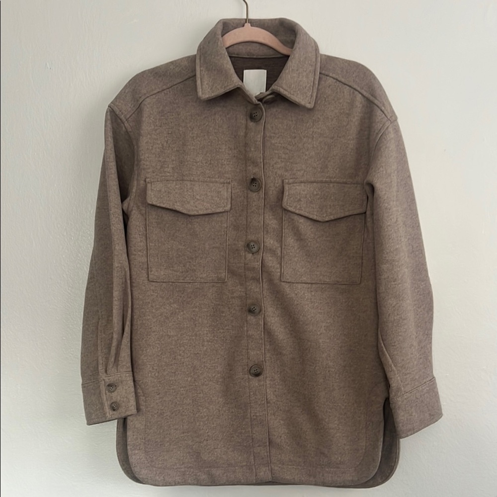 H&M Tan Shacket - image 1